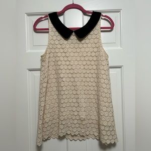 Anthropologie sleeveless knit blouse. Size medium